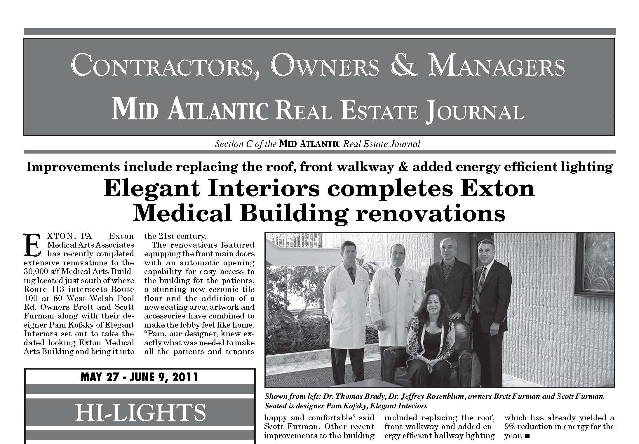 Mid Atlantic Real Estate Journal Feature